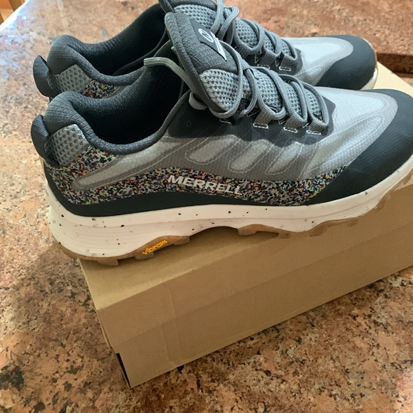 MENS MOAB SPEED ECO BY MERRELL 10.5,” BEAUTIFUL NEW PAIR OF SHOES - Picture 2 of 12